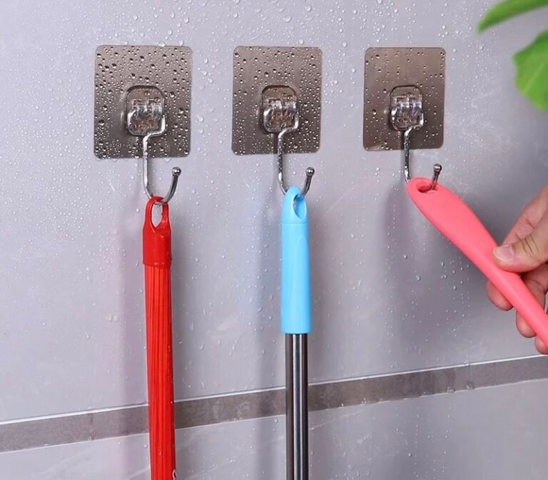 Crochets Adhésifs Muraux Ultra-Résistants – Inoxydables & Réutilisables