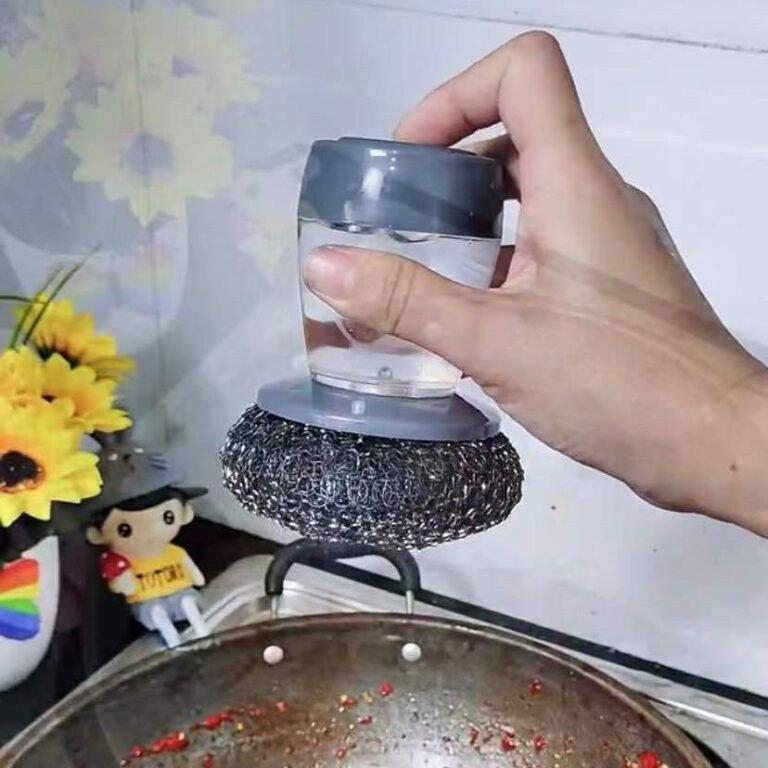 Éponge Distributeur de Liquide Multifonction — L’outil indispensable pour une vaisselle rapide et efficace